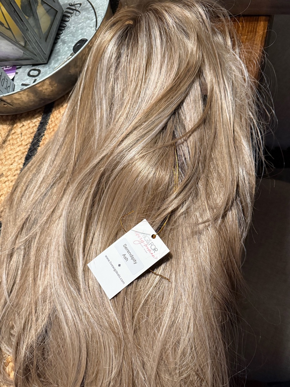 Luxury Synthetic Hairpiece in Ash Blonde - Serenity